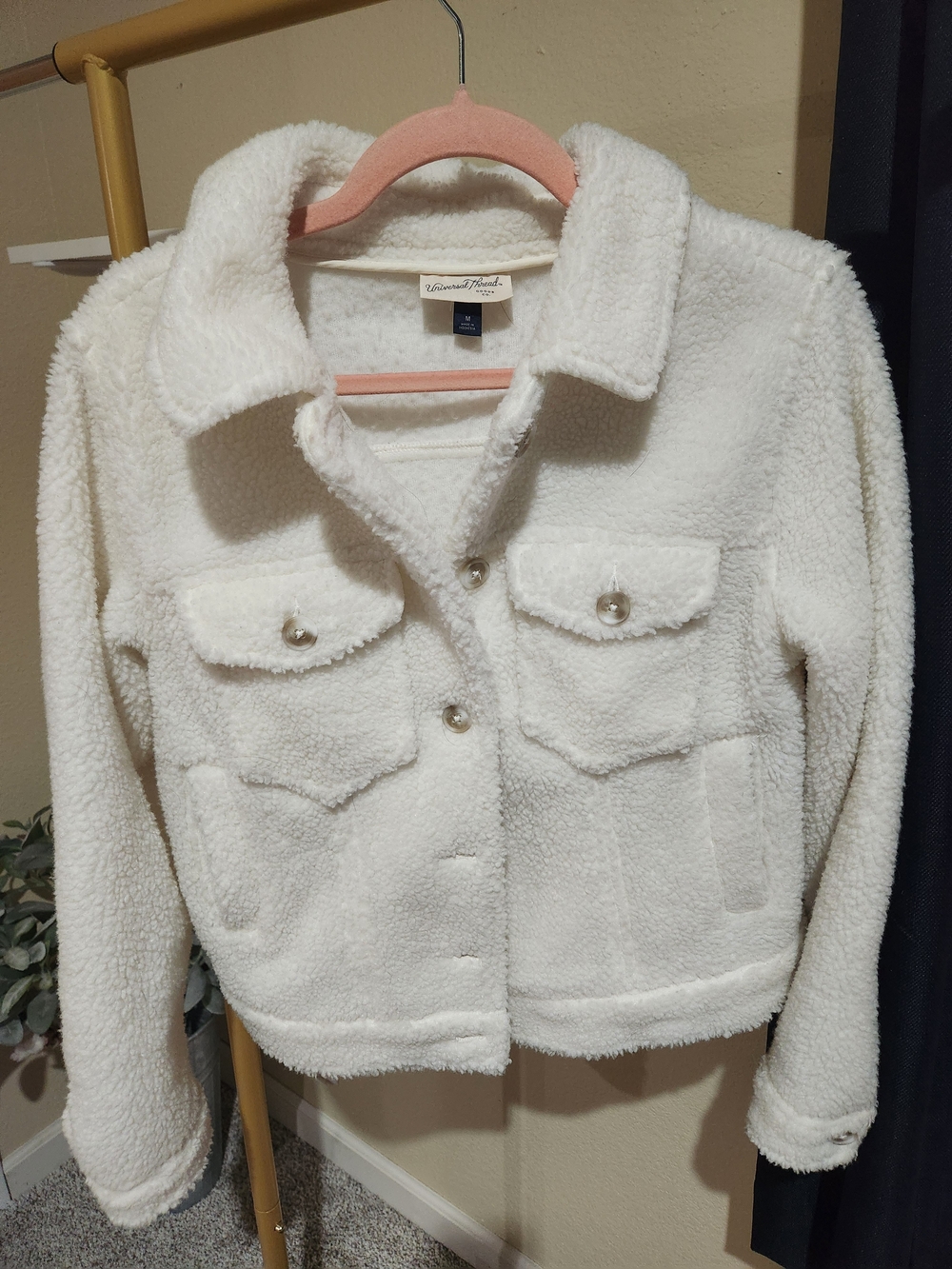 Universal Thread Cream Sherpa Jacket